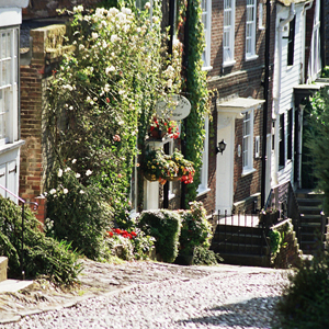 cobbled street in Rye